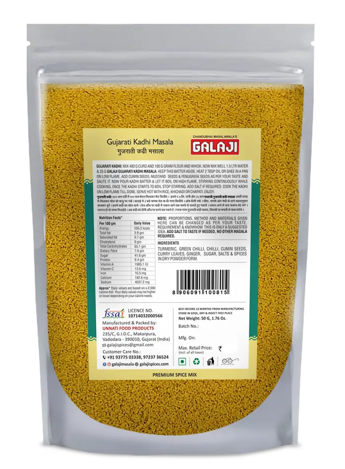 Gujarati Kadhi Masala