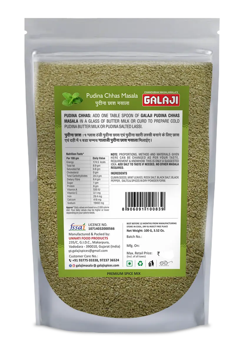 Pudina Chhas Masala