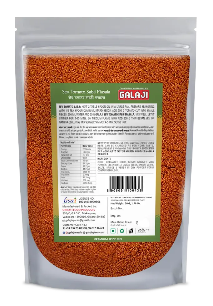 Sev Tomato Sabji Masala