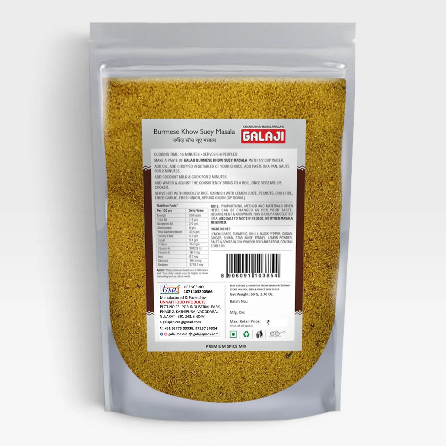 Burmese Khow Suey Spice Mix