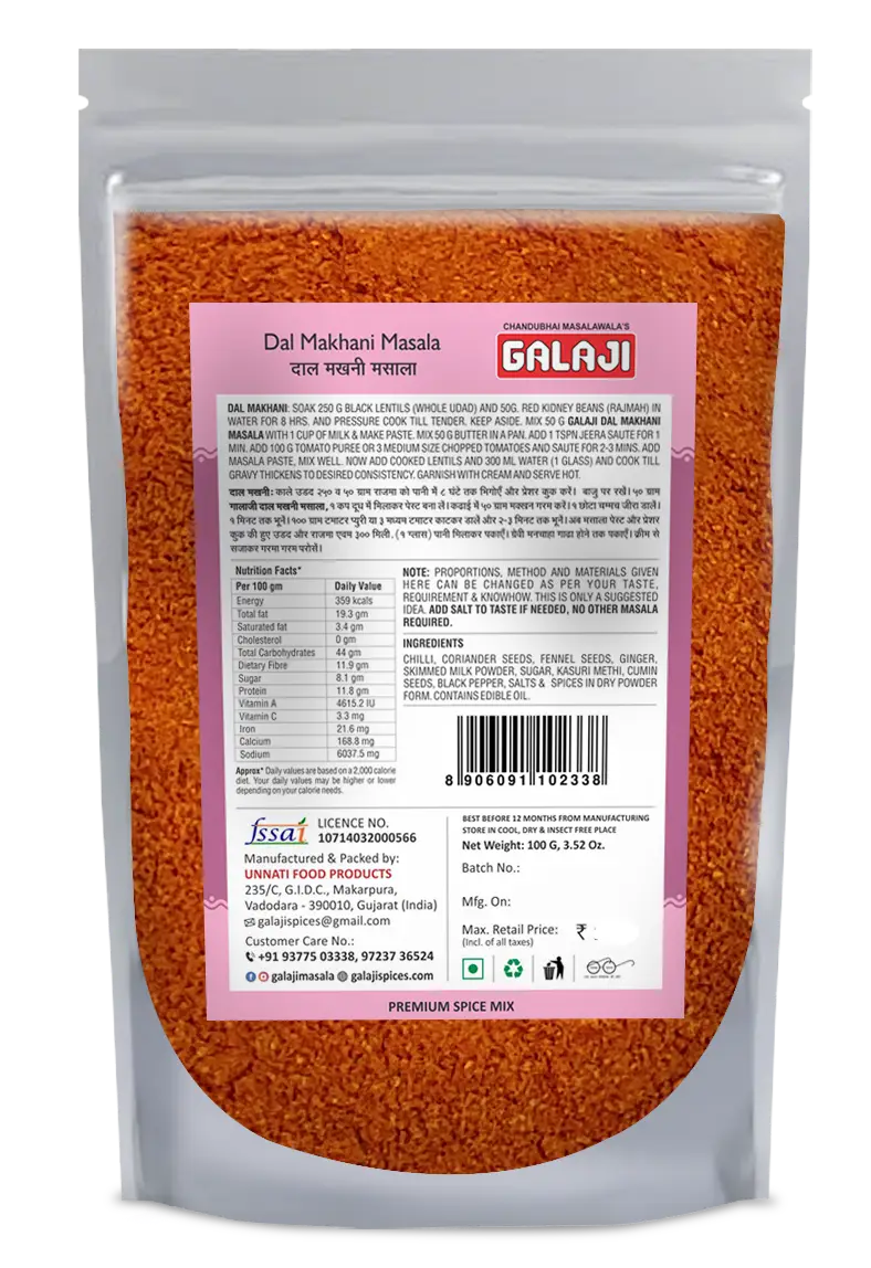 Dal Makhani Masala