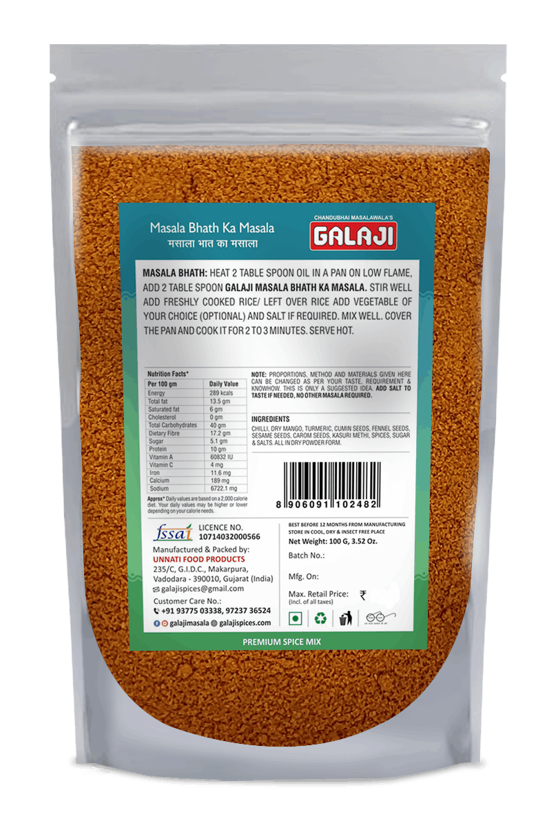 Masala Bhath Ka Masala