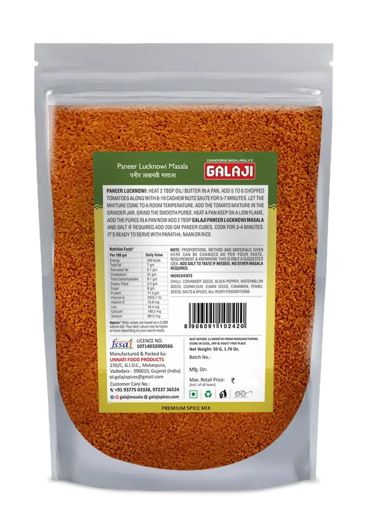 Paneer Lucknowi Masala