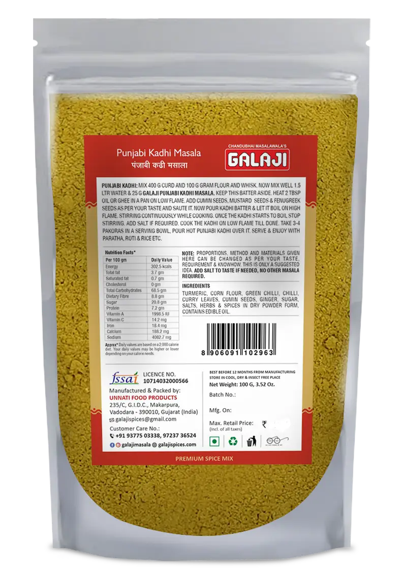 Punjabi Kadhi Masala