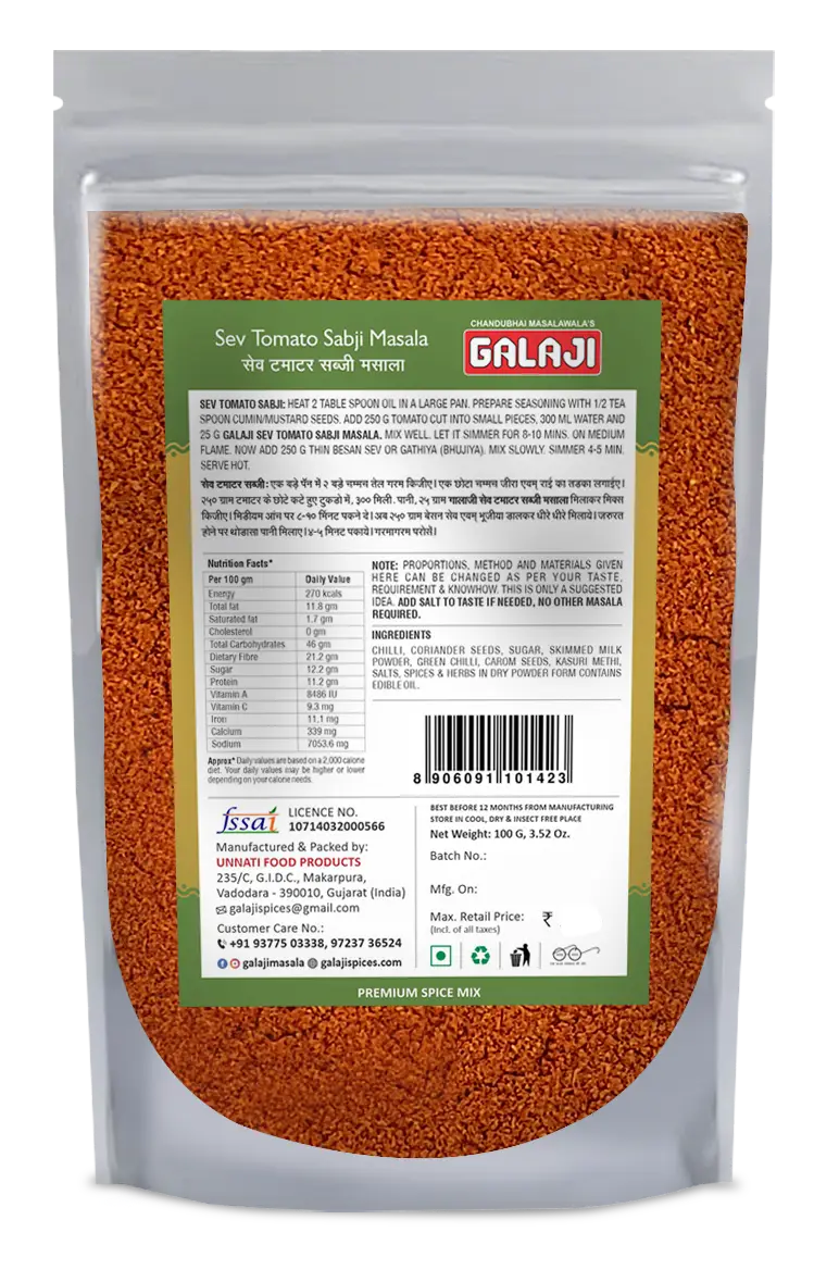 Sev Tomato Sabji Masala
