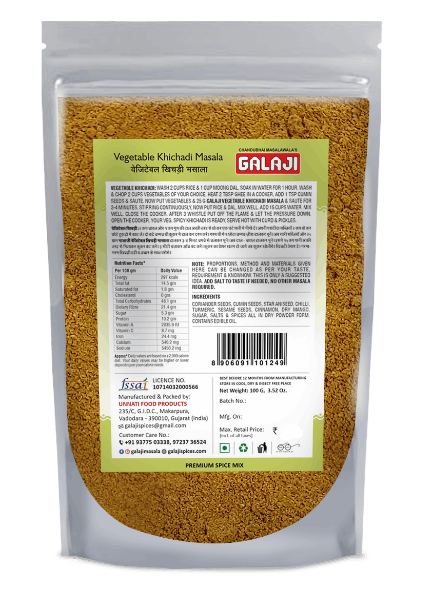 Vegetable Khichadi Masala